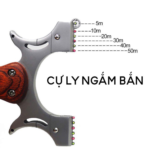 Ná Cao Su Siêu Cấp - Hợp Kim Thép Không Gỉ + Nhựa ABS Siêu Bền - Có Khe, Tâm Ngắm Chính Xác - Tặng 1 Dây Dẹt vip 679jasd