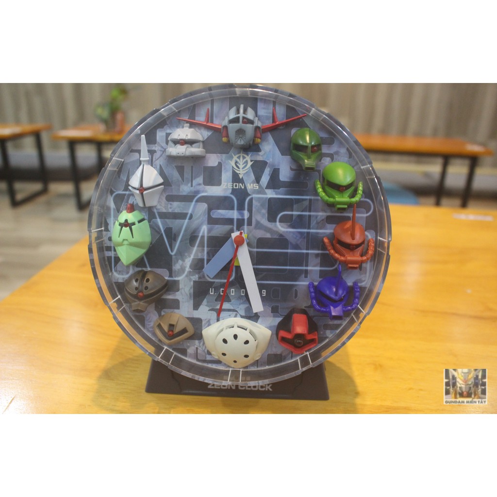 Mô hình Đồng hồ báo thức Gundam 3D Clock Zeon Clock