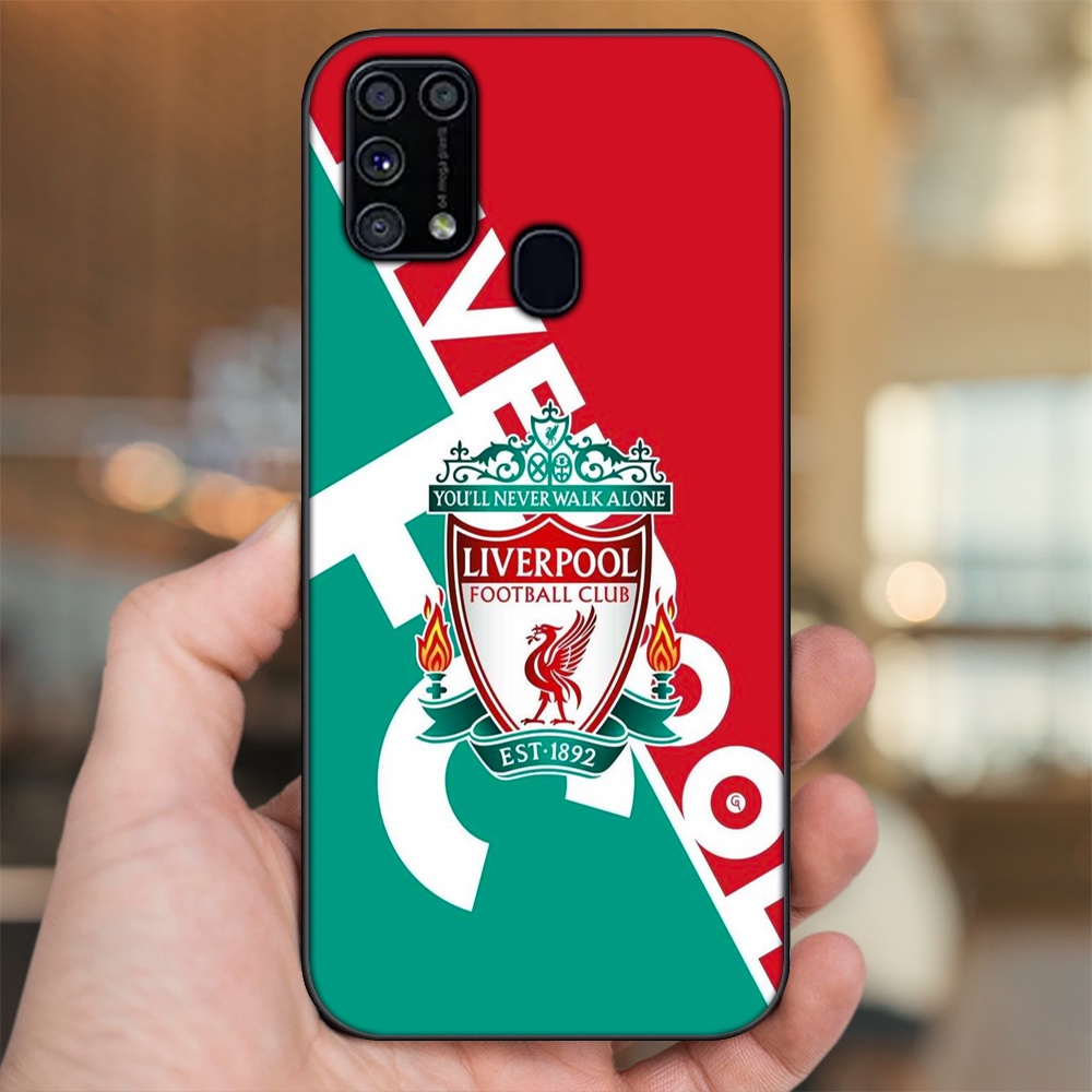 Ốp lưng Samsung M31 viền đen in hình Liverpool FC