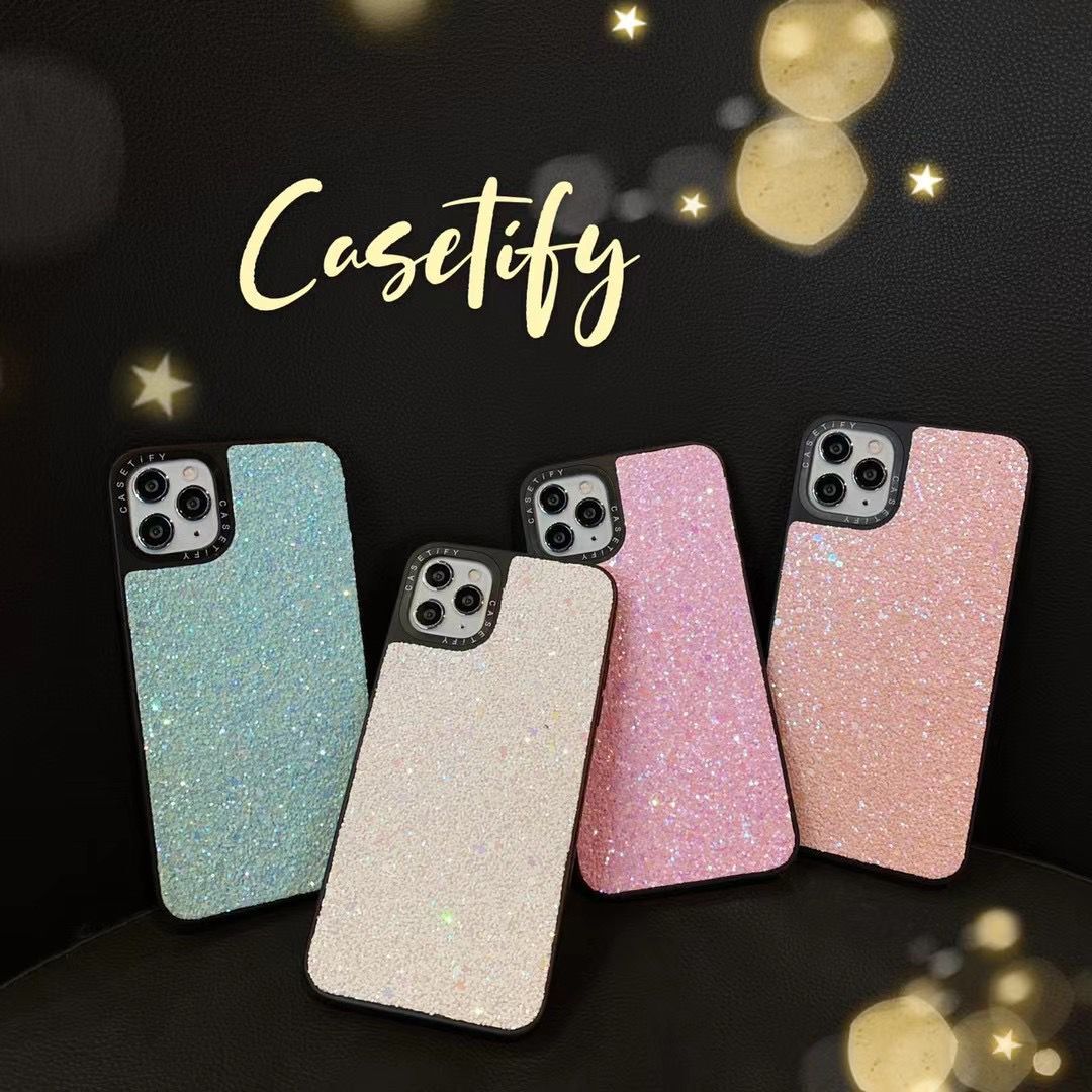 Ốp điện thoại cứng lấp lánh chống sốc bảo vệ toàn diện cho IPhone 12pro max 12mini 11Pro Max XS Max XR SE 2020 7 8 Plus | BigBuy360 - bigbuy360.vn