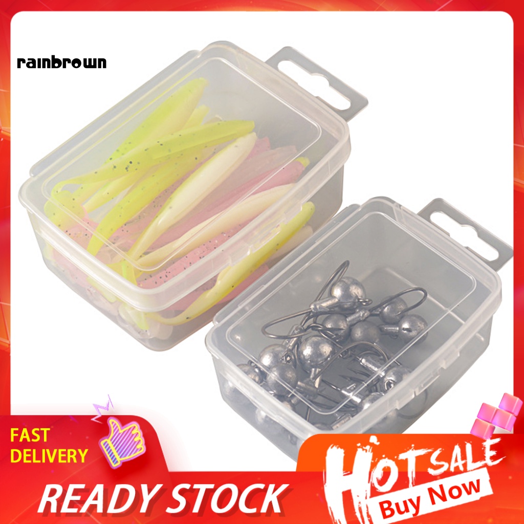 Hộp Đựng Mồi Câu Cá Trong Suốt Chống Rỉ Sét Tiện Dụng