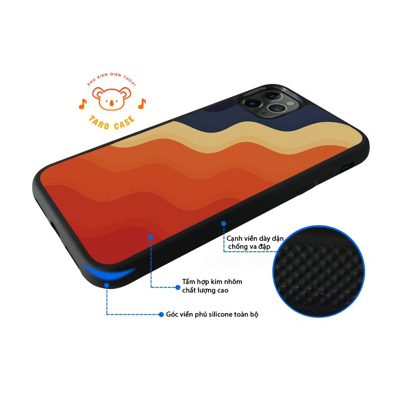 Ốp iphone ⚡ 𝐅𝐑𝐄𝐄𝐒𝐇𝐈𝐏 ⚡ Ốp iphone silicon 4 lớp chống va đập thiết kế fall wave độc đáo