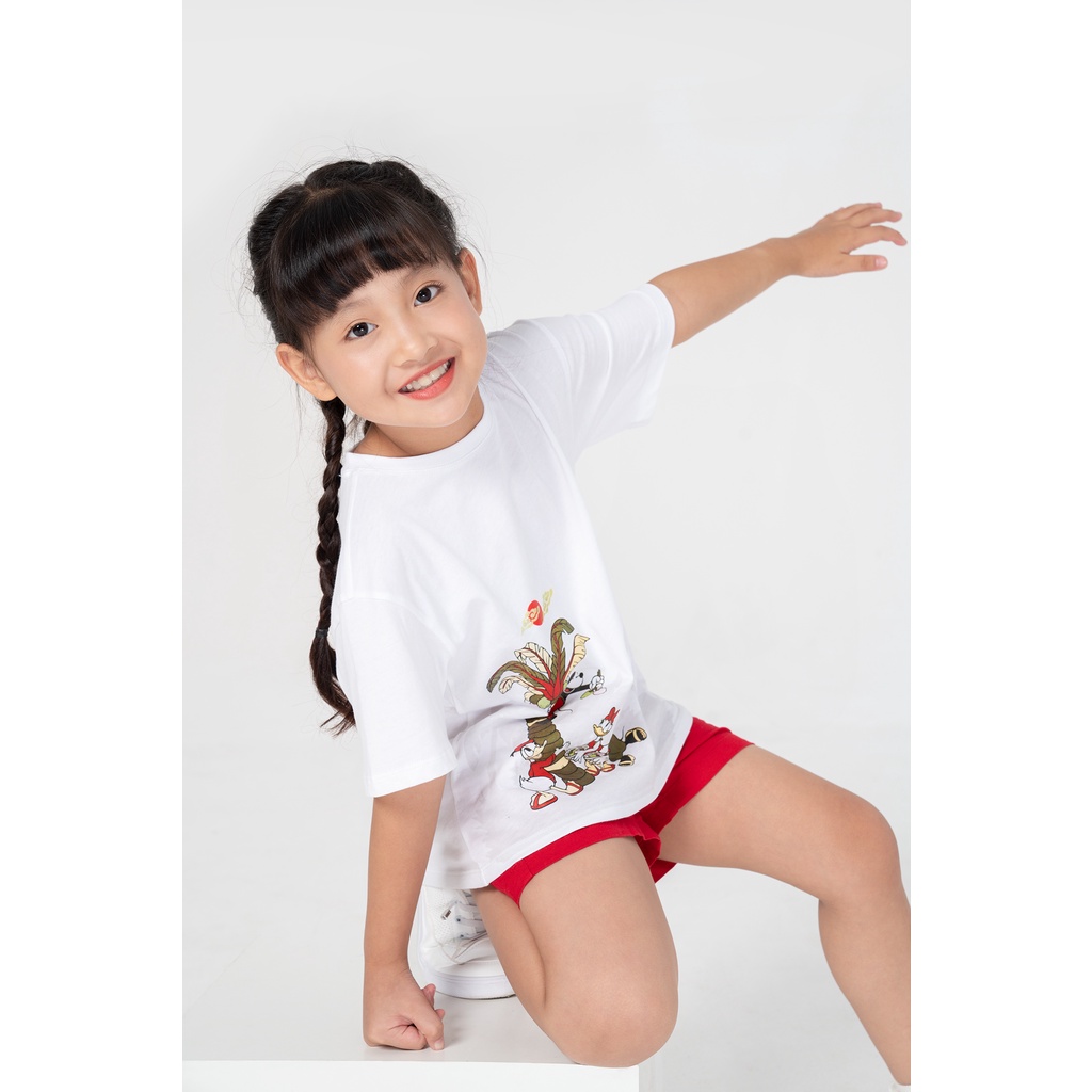 Áo phông trẻ em unisex in hình Mickey thời trang CANIFA - 3TS21S002