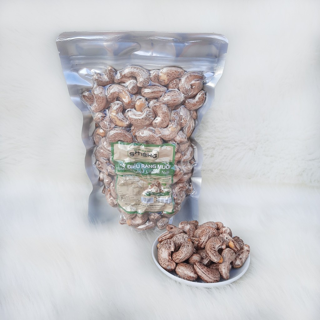 500Gr Hạt Điều Rang Muối Loại A+ Bình Phước (Size 400 Hạt/1KG) Túi Zip Hút Chân Không STiêng | BigBuy360 - bigbuy360.vn