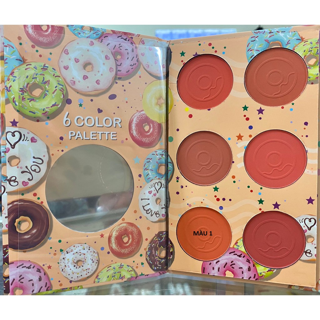 Bảng 6 ô má hồng HASAYA GIRL SWEET DONUTS BLUSER JH-3714 | BigBuy360 - bigbuy360.vn