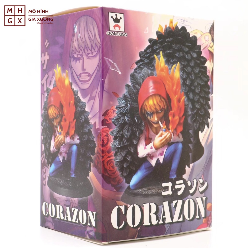 Mô hình One Piece Corazon tên thật là Donquixote Rosinante cao 11cm , figure one piece , , mô hình giá xưởng