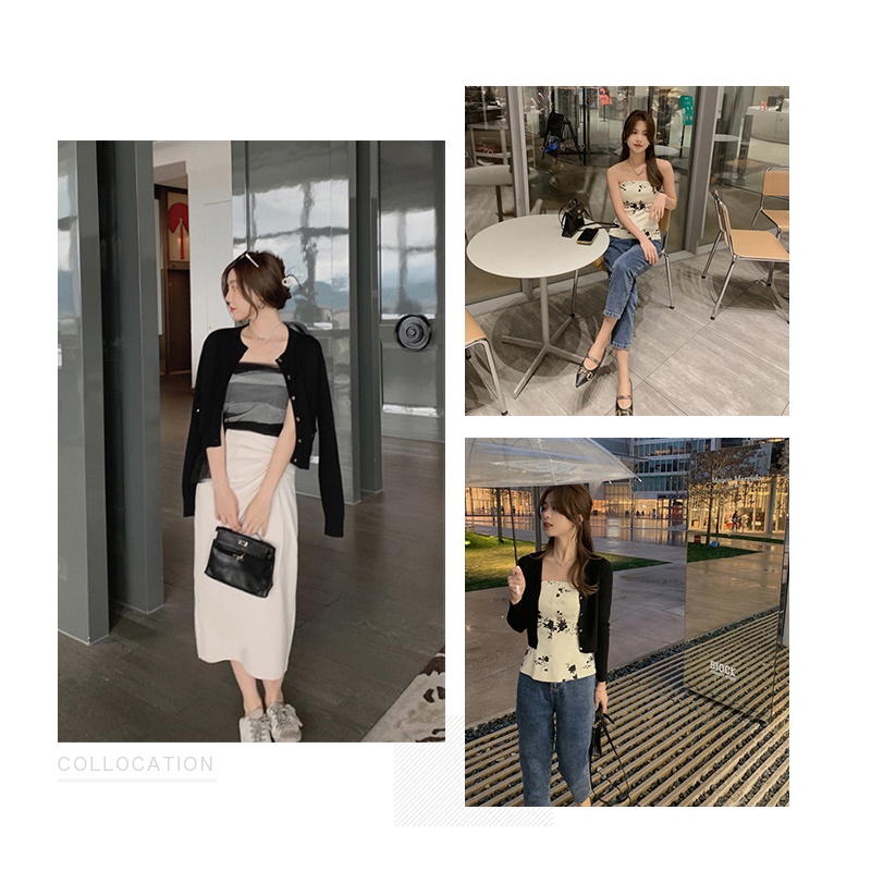 Cocory vn Áo Croptop Trễ Vai Phong Cách Thời Trang Mùa Hè Quyến Rũ