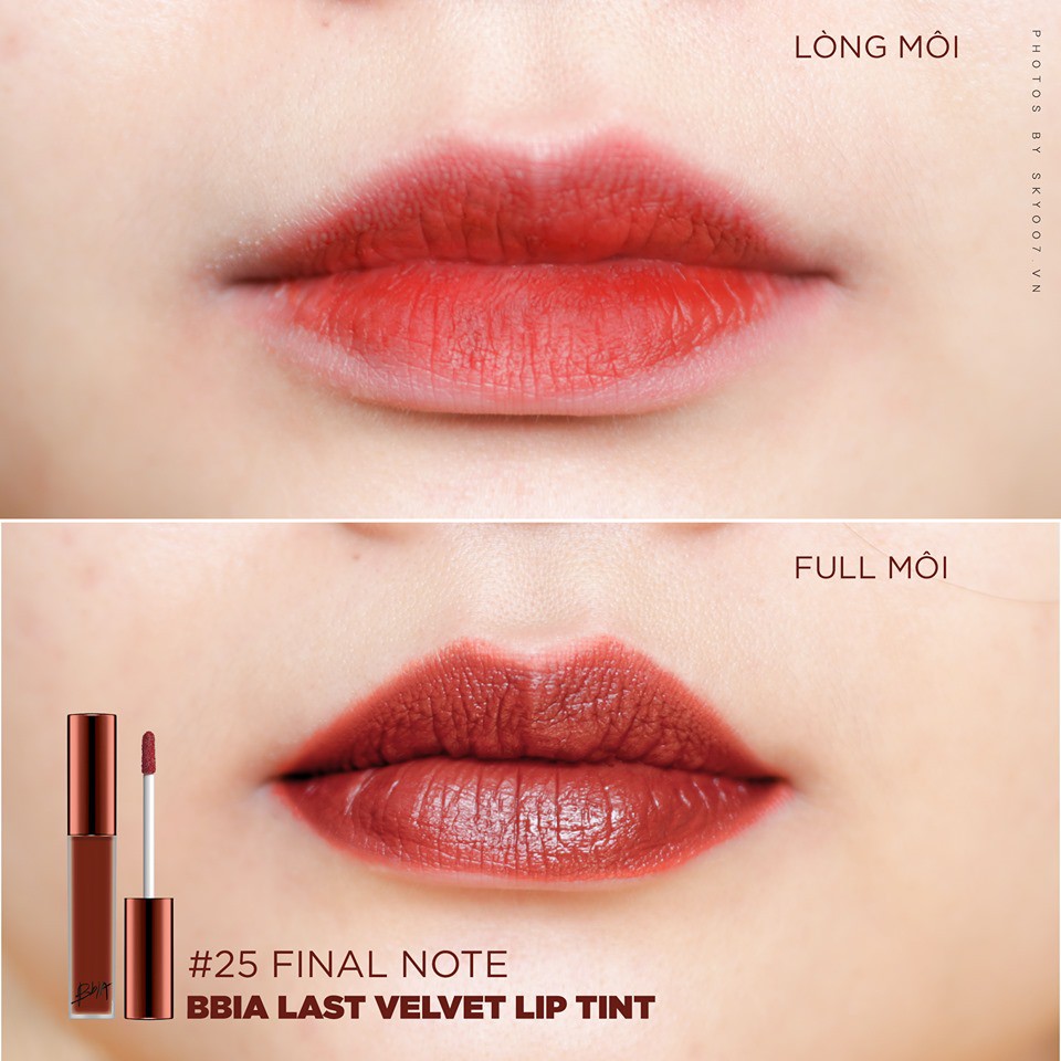 Son Kem Lỳ Bbia Last Velvet Lip Tint Version 5