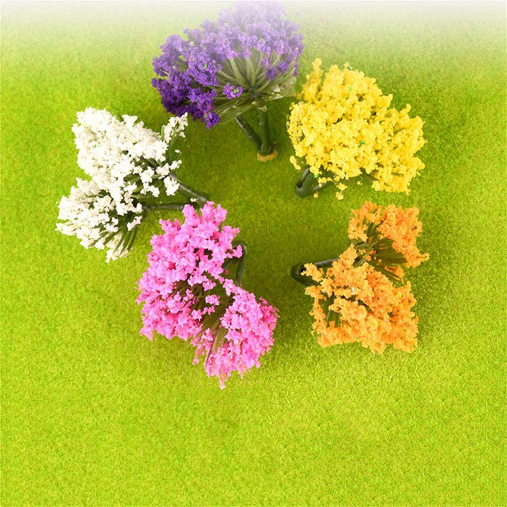 Set 5 Mô Hình Cây Hồng Nhân Tạo Trang Trí Tiểu Cảnh DIY