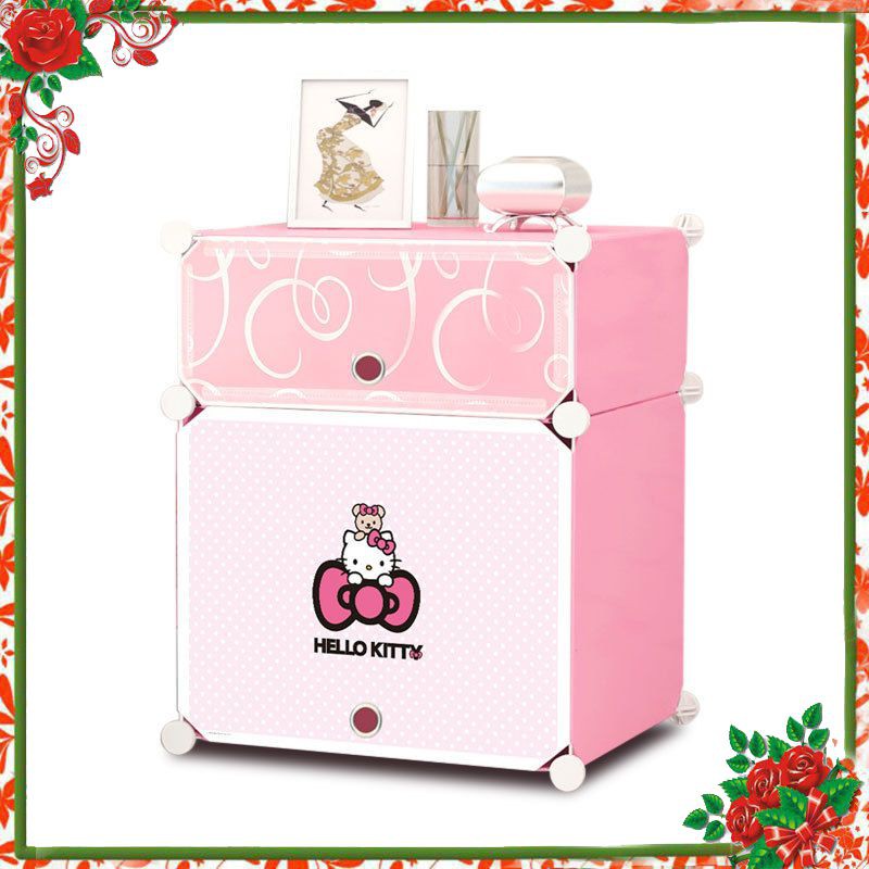 Giảm sốc  0008. TỦ NHỰA 2 TẦNG HELLO KITTY  siêu đẹp