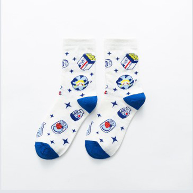 Tất Cotton Kiểu Hoạt Hình Ngộ Nghĩnh Đáng Yêu Cho Nữ