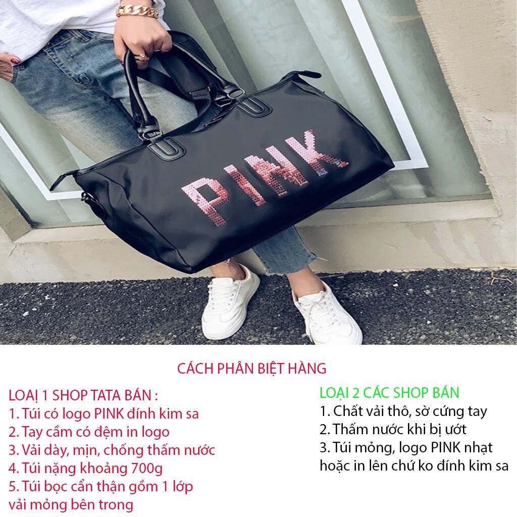 Túi Du Lịch 🌷FREESHIP🌷 Túi Du Lịch PINK Đẹp Size Đại Đa Năng Chống Nước Mới 2020 DL01