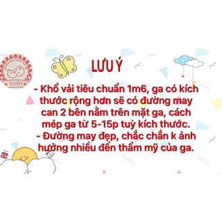 GA Chống Thấm Cotton Nano Sủri Kẻ Bubery