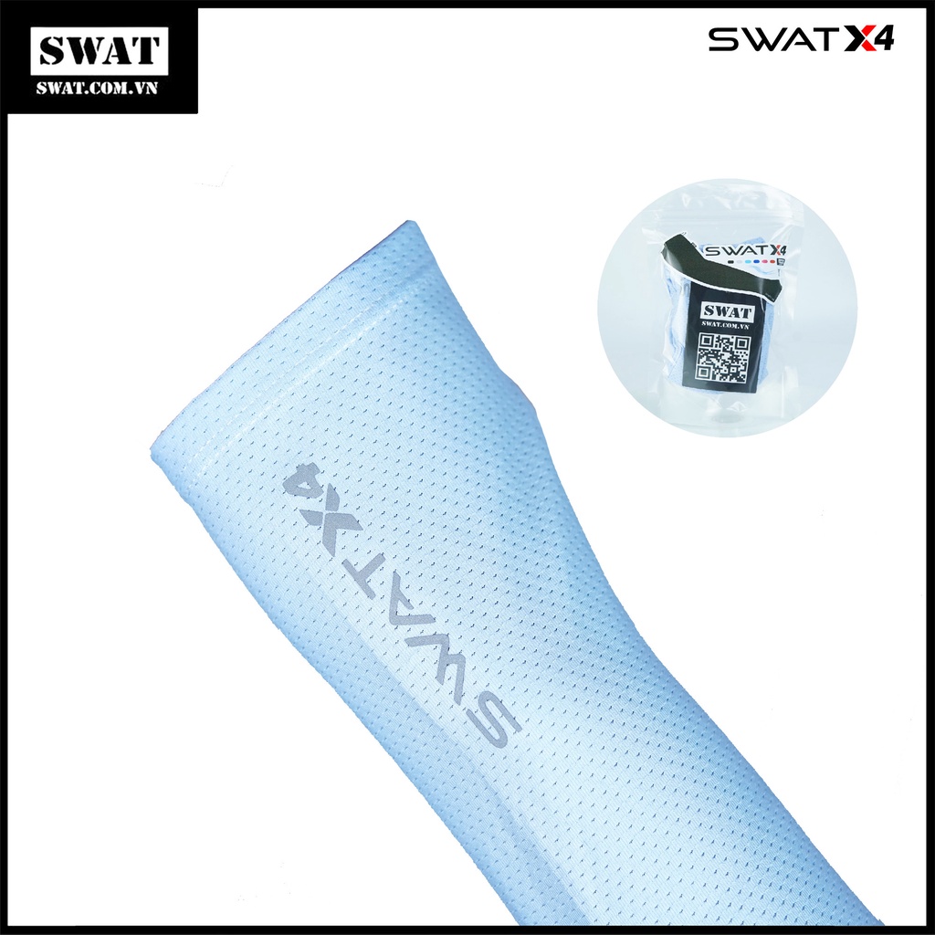 Găng ống tay Swat X4 màu xanh dương chống nắng tốt