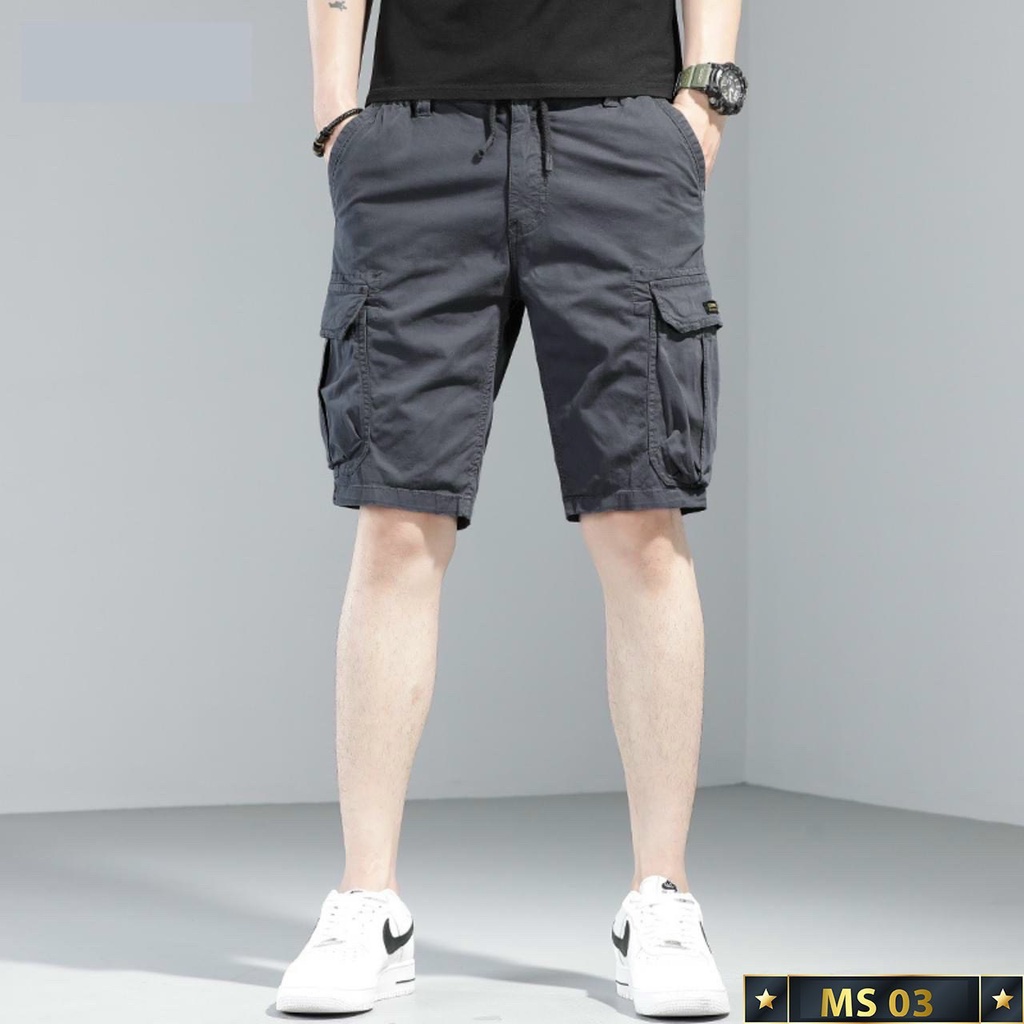 Quần short kaki nam túi hộp thời trang cao cấp Tô Tồ Shop, quần đùi nam chất kaki co giãn  mẫu mới - QKK04