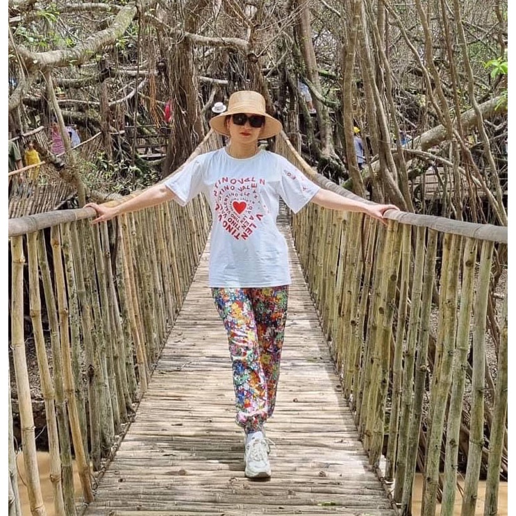 Quần Hoạt Hình Dài Bo Lai Cartoon Pant V2 Oversize Ulzzang Unisex - MM