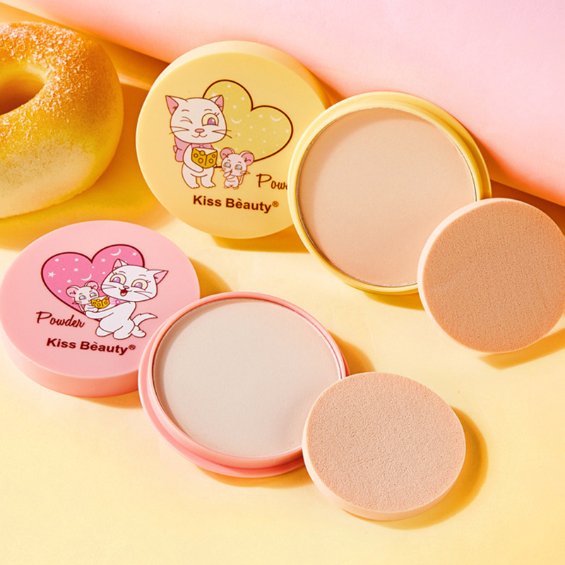 [Hàng mới về] Phấn Phủ Dạng Nén Kiss Beauty Pdk2 Dưỡng Ẩm Kiềm Dầu Hiệu Quả | BigBuy360 - bigbuy360.vn