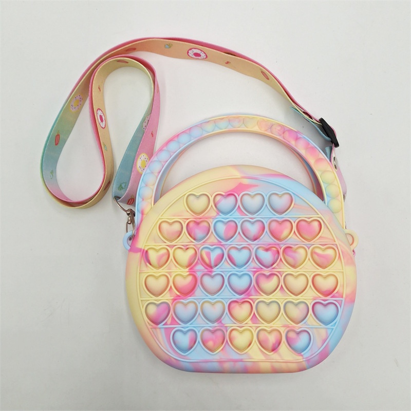 Túi đeo chéo cho bé gái,túi xách trò chơi popit siêu xinh