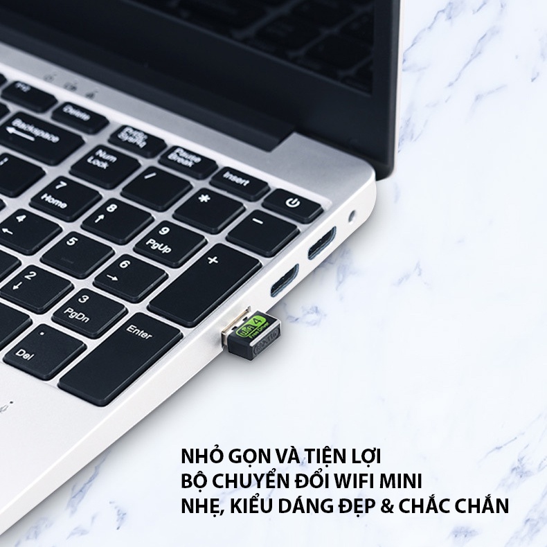 [2.4GHz/150Mbps] Thiết Bị Chuyển Đổi Nhận WI-FI Mạng Không Dây Đầu Cắm USB 2.0