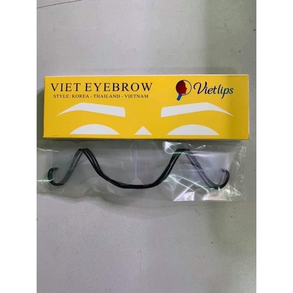 Khuôn mày vietlips 5 dáng chuẩn quốc tế