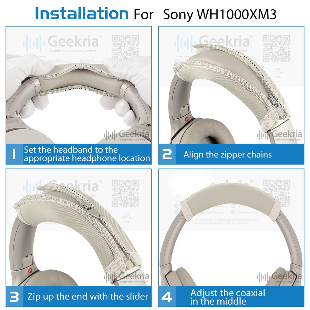 Vỏ Bọc Đầu Tai Nghe Thay Thế Cho Sony Wh1000Xm4 Wh1000Xm3