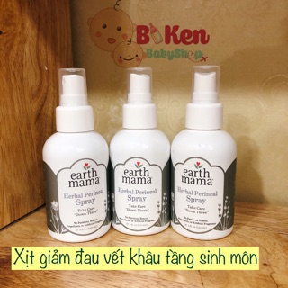 Xịt, bôi giảm đau vết khâu tầng sinh môn Earth Mama
