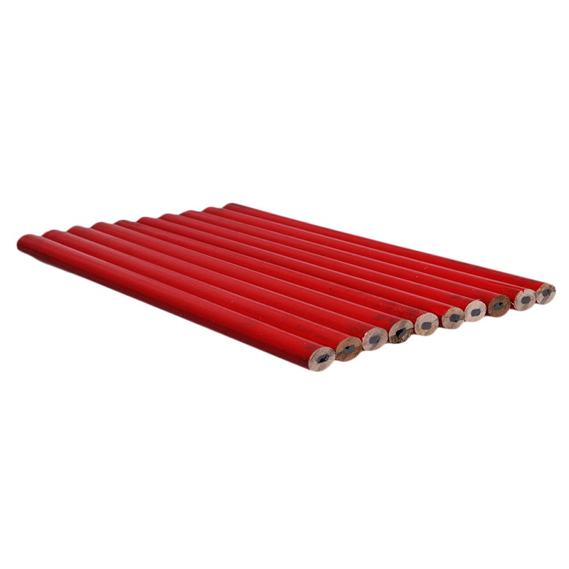 10 Chiếc Bút Chì Đen 175mm Cho Thợ Xây Dựng