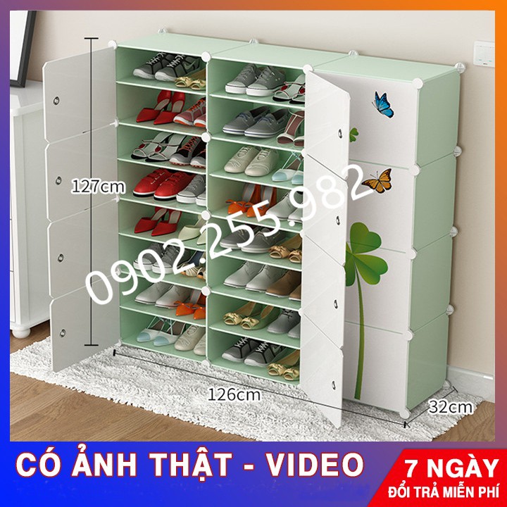 [THANH LÝ ] XƯỞNG TỦ NHỰA ĐỂ GIÀY DÉP GIÁ RẺ HOA HƯỚNG DƯƠNG PHỐI CỬA CỐM, TRẮNG