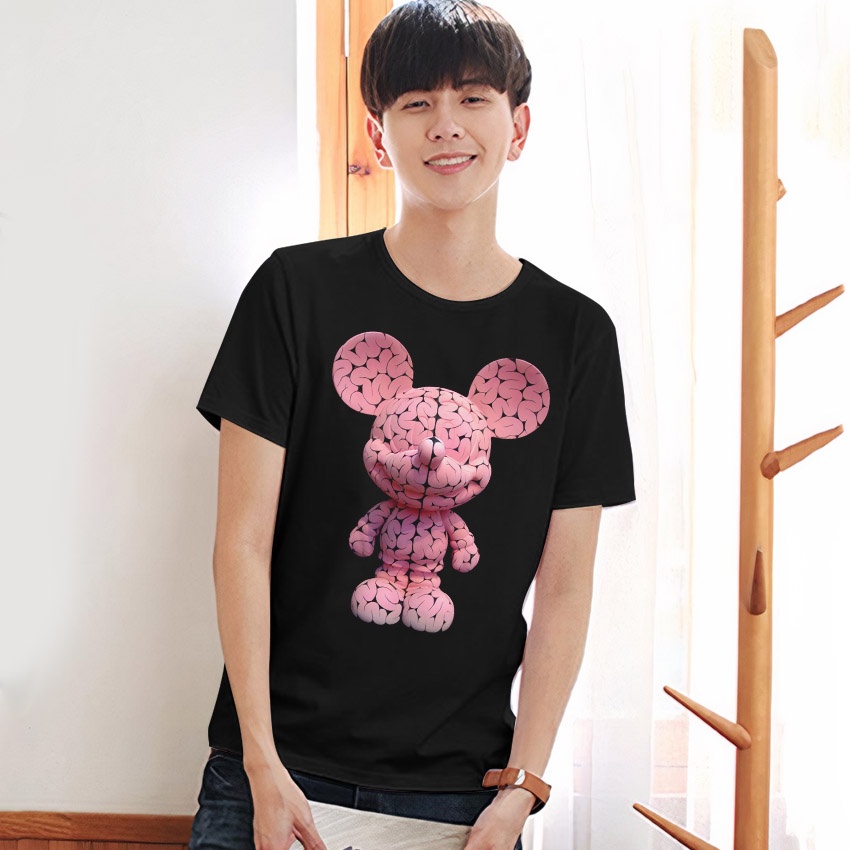 Áo Thun Thiết Kế BEEBEE 100% Cotton Mickey's All Brains-MAB001