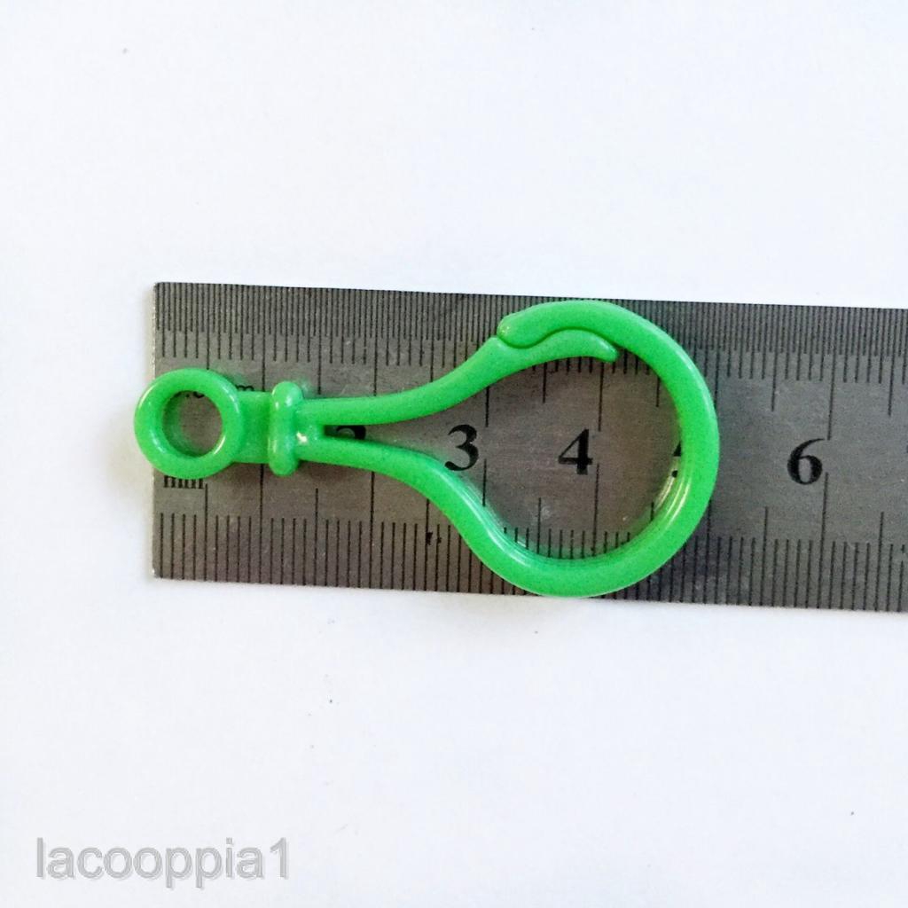 [Lacooppia1] Set 10 Móc Kẹp Tôm Hùm Bằng Nhựa Làm Đồ Chơi / Móc Khóa / Túi Xách