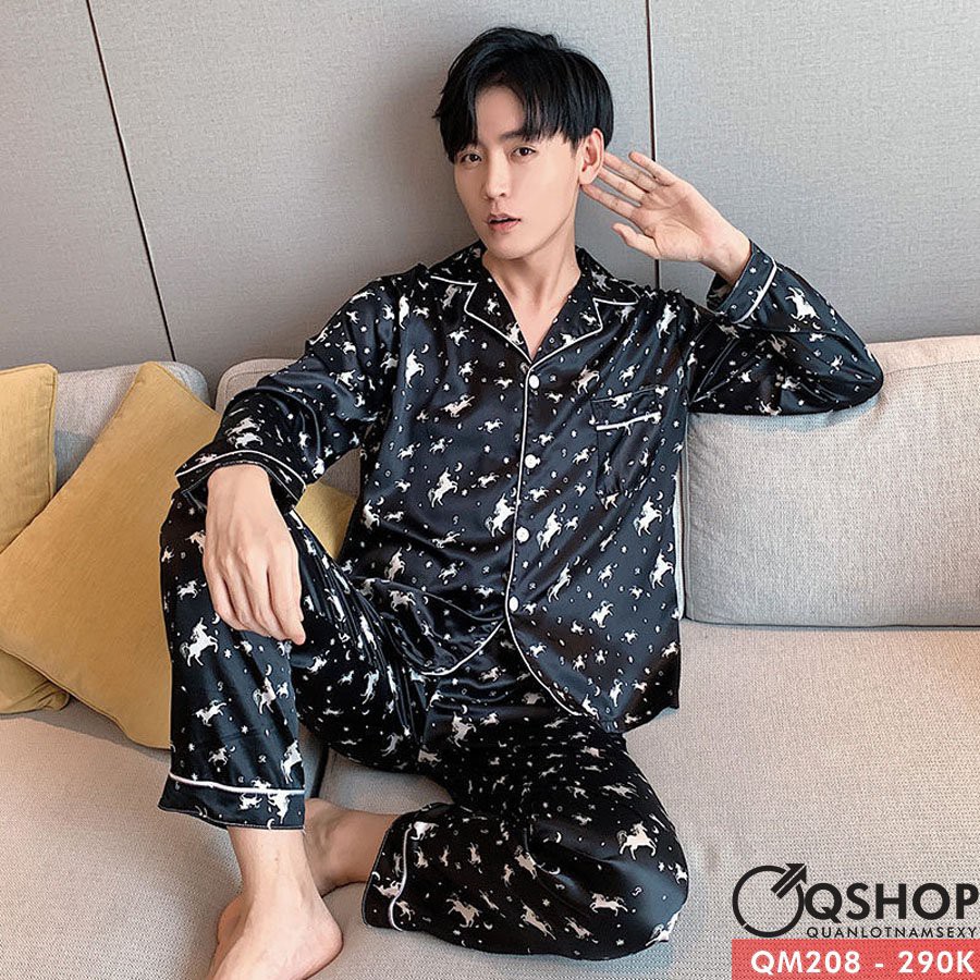 BỘ ĐỒ PIJAMA NAM CAO CẤP QSHOP QM208