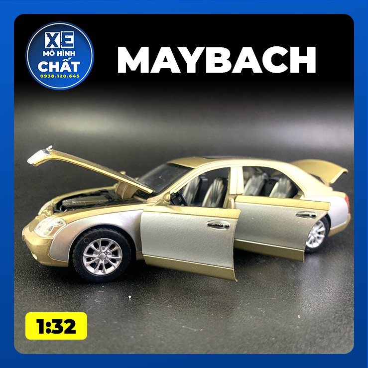 Xe Mô Hình Tĩnh Bằng Kim Loại Maybach tỷ lệ 1:32