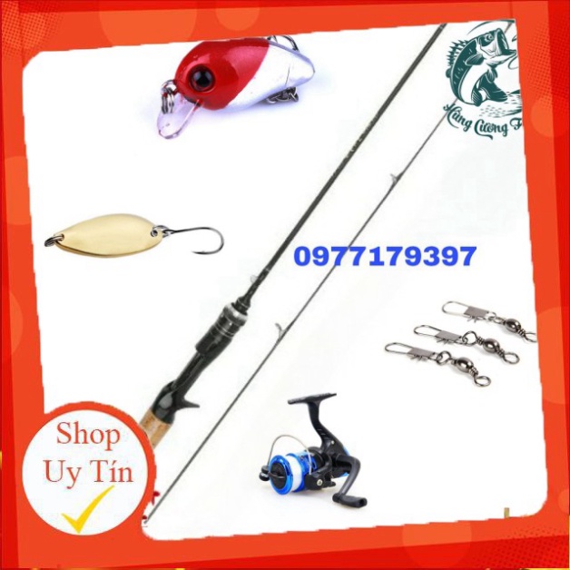 Bộ Cần Câu Lure UL Ngọn Đặc Siêu Dẻo 🔰Giá Siêu Mềm Tặng Kèm Phụ Kiện Chất Lượng 🔰Bộ Cần Câu Lure UL Giá Rẻ
