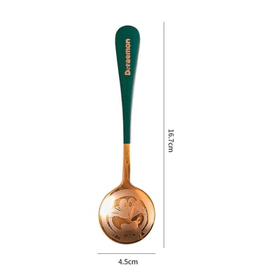 Thìa Doraemon Inox Dễ Thương - Muỗng Doraemon BằngThép Không Gỉ