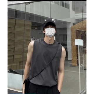 Áo ba lỗ nam Áo thun nam 3 lỗ đẹp tập gym co giãn mềm mịn mã MK phong cách Hàn Quốc Tanktop