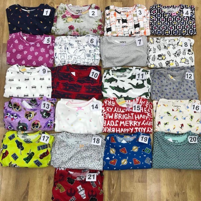 Combo 4 bộ carte xuất hàn cho bé