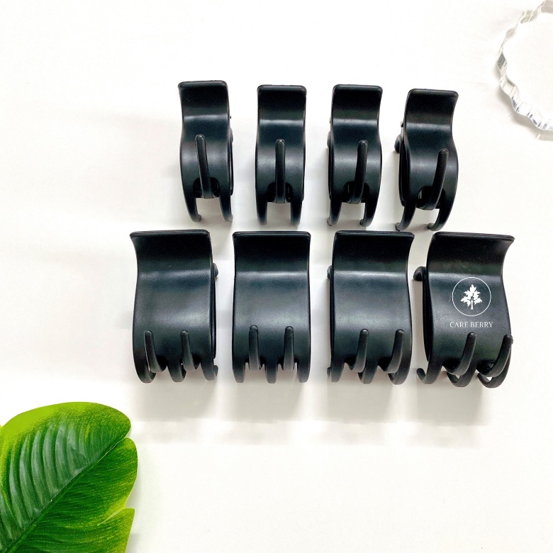 Kẹp Tóc Càng Cua Nhám Đen 3 Răng, 5 Răng, Kẹp Gắp Tóc