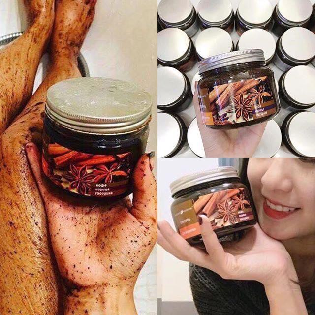 Tẩy da chết Body chiết xuất Quế, Hồi đến từ Nga, làm sạch mịn màng, giúp da trở nên săn chắc, sáng khỏe 380gr | BigBuy360 - bigbuy360.vn