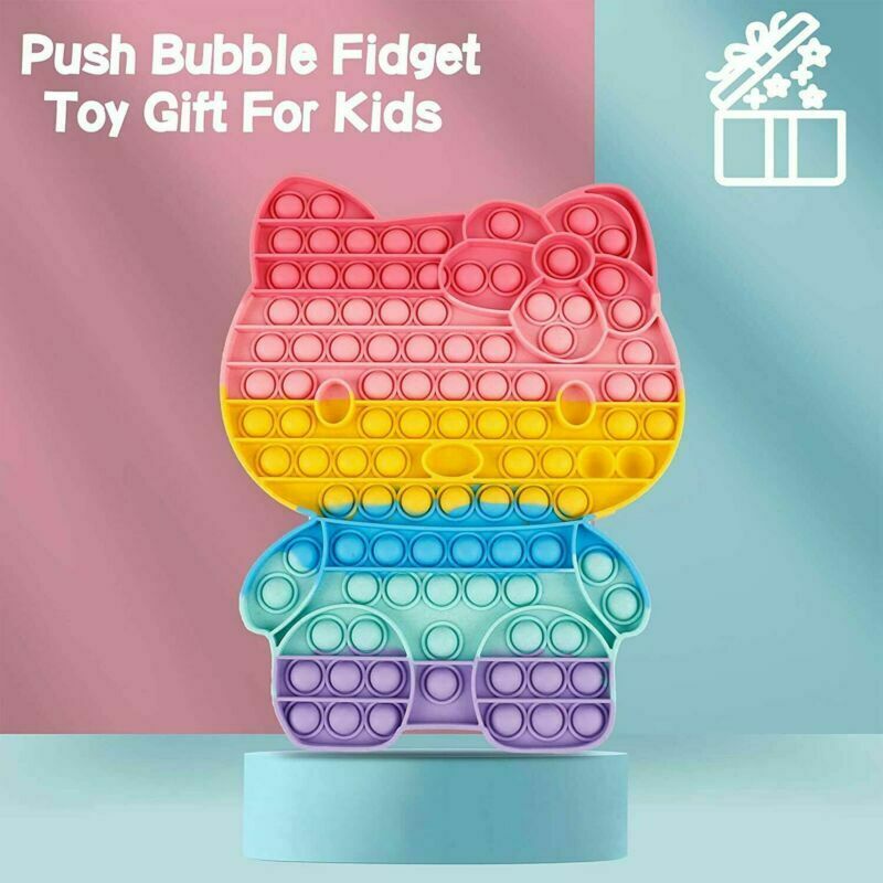 Đồ Chơi Bóp Giảm Căng Thẳng Hình Hello Kitty Bằng Silicone