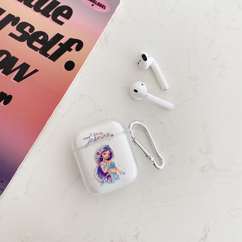 Vỏ SUNTAIHO TPU Mềm Hình Nàng Tiên Cá Hoạt Họa Bảo Vệ Hộp Sạc Tai Nghe Không Dây AirPods Pro 3 Airpods 1/2