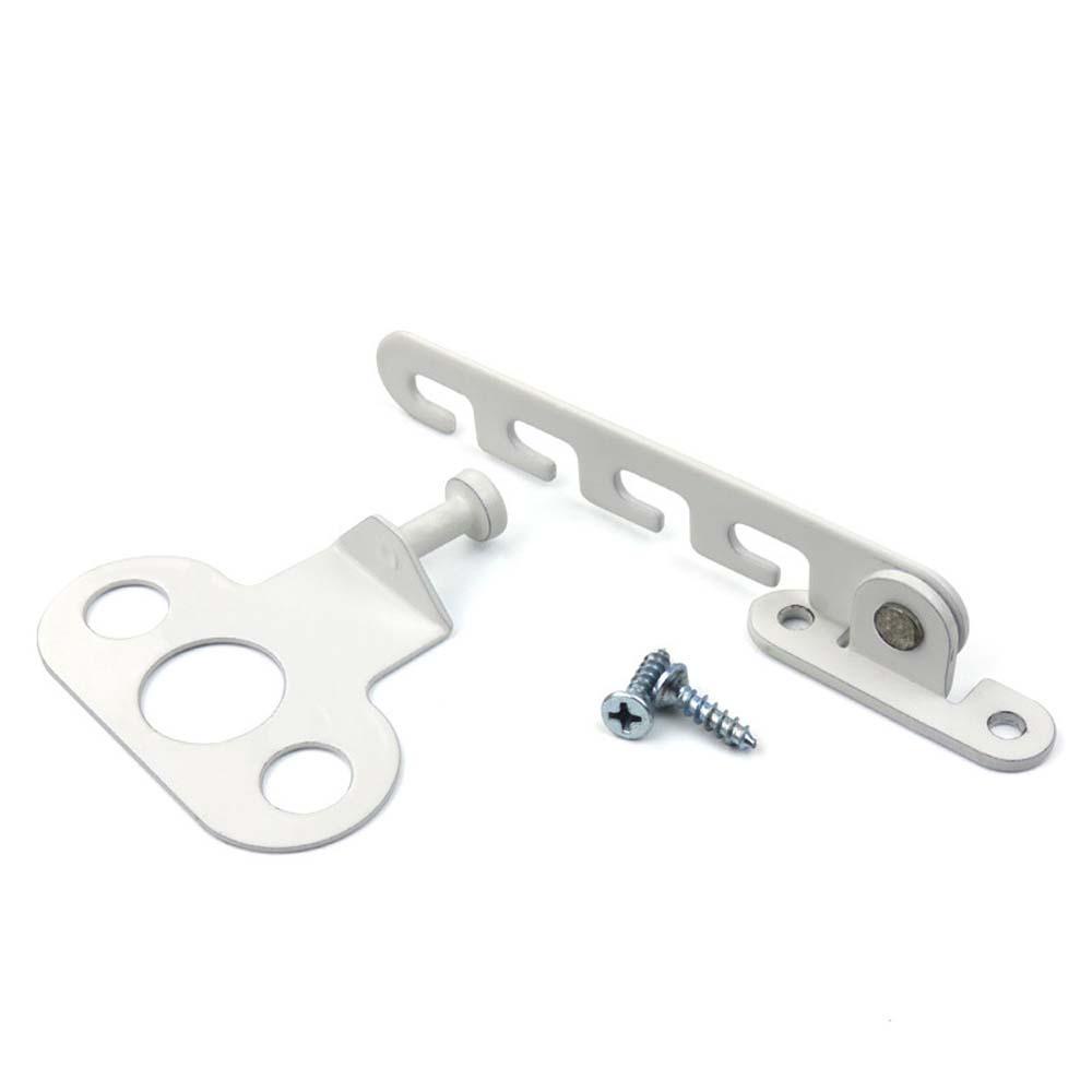 Khóa Cửa Sổ Giới Hạn Màu Trơn Dày Dặn Kèm Ốc Vít Cố Định Tiện Dụng Cho Gia Đình