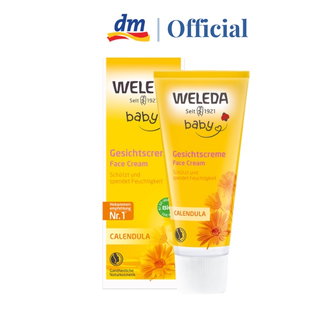 Kem dưỡng da hữu cơ WELEDA cho bé, dưỡng da mặt trẻ em - Dòng Cao Cấp  Đức
