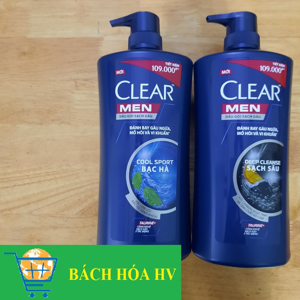 Dầu Gội CLEAR MEN 840g và 900g - BACH HOA HV