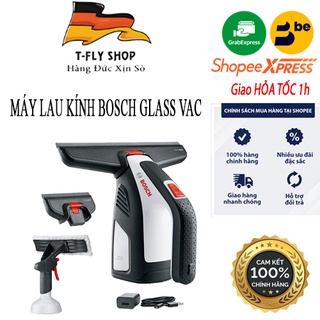 Máy lau kính cầm tay bosch glass vac, thiết bị lau kính không dây - hàng đức chính hãng