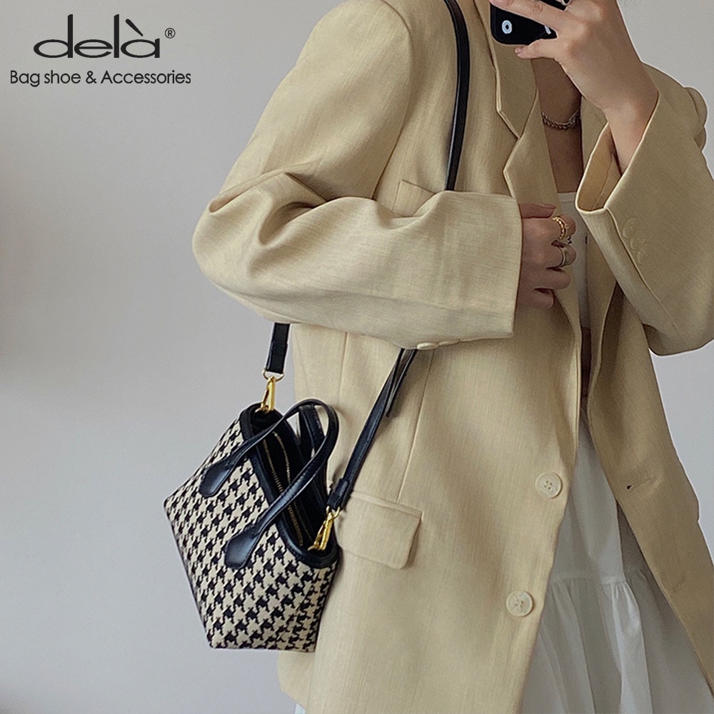 Dela Túi Đeo Chéo Một Bên Vai Nhỏ Nhắn Dùng Đựng Điện Thoại Thời Trang Cho Nữ