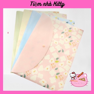 Bìa nút A4 My Clear / Túi đựng tài liệu hình dễ thương