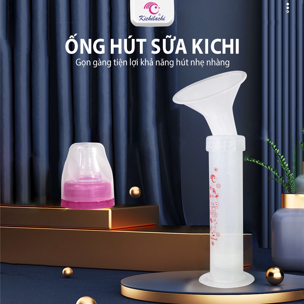 Hút sữa Xilanh Kichilachi 110 ml cho Mẹ Bỉm Sữa