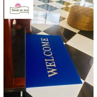 Thảm chùi chân, thảm lau chân welcome 120*180cm