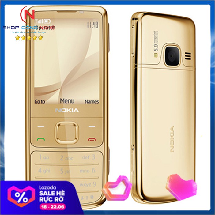 Điện Thoại cổ đẹp Nokia 6700 Classic Gold Zin full phụ kiện BẢO HÀNH 1 NĂM