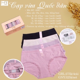 Quần lót cao cấp MB cao cấp đáy kháng khuẩn mã 8867